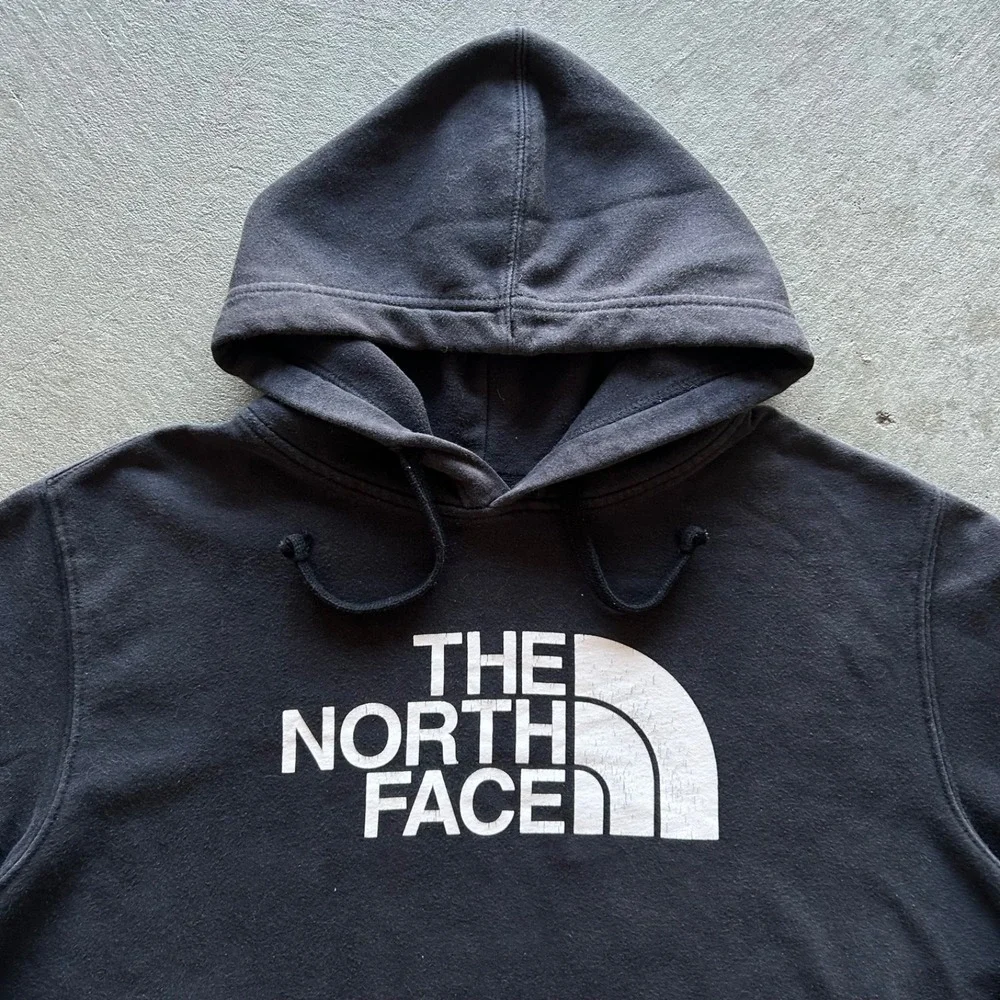 The North Face Sweatshirt Size Large Black‎ Hoodie Pullover Outdoor Hiking